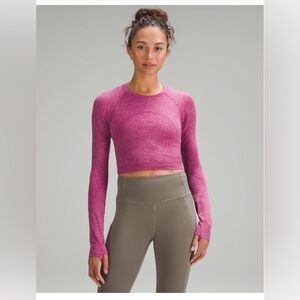 Lululemon Swiftly Tech 2.0 Long Sleeve in Wild Berry Size 2